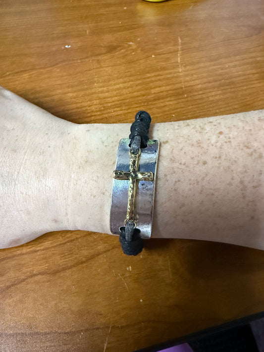 Rope Cross Bracelet