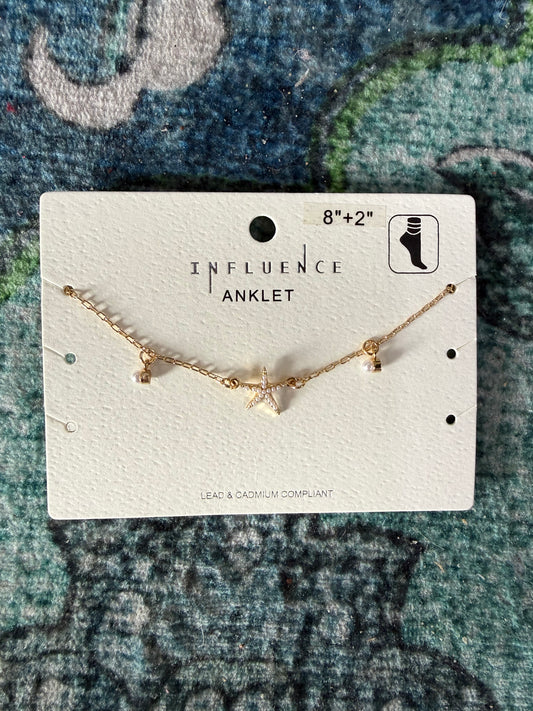 Starfish anklet