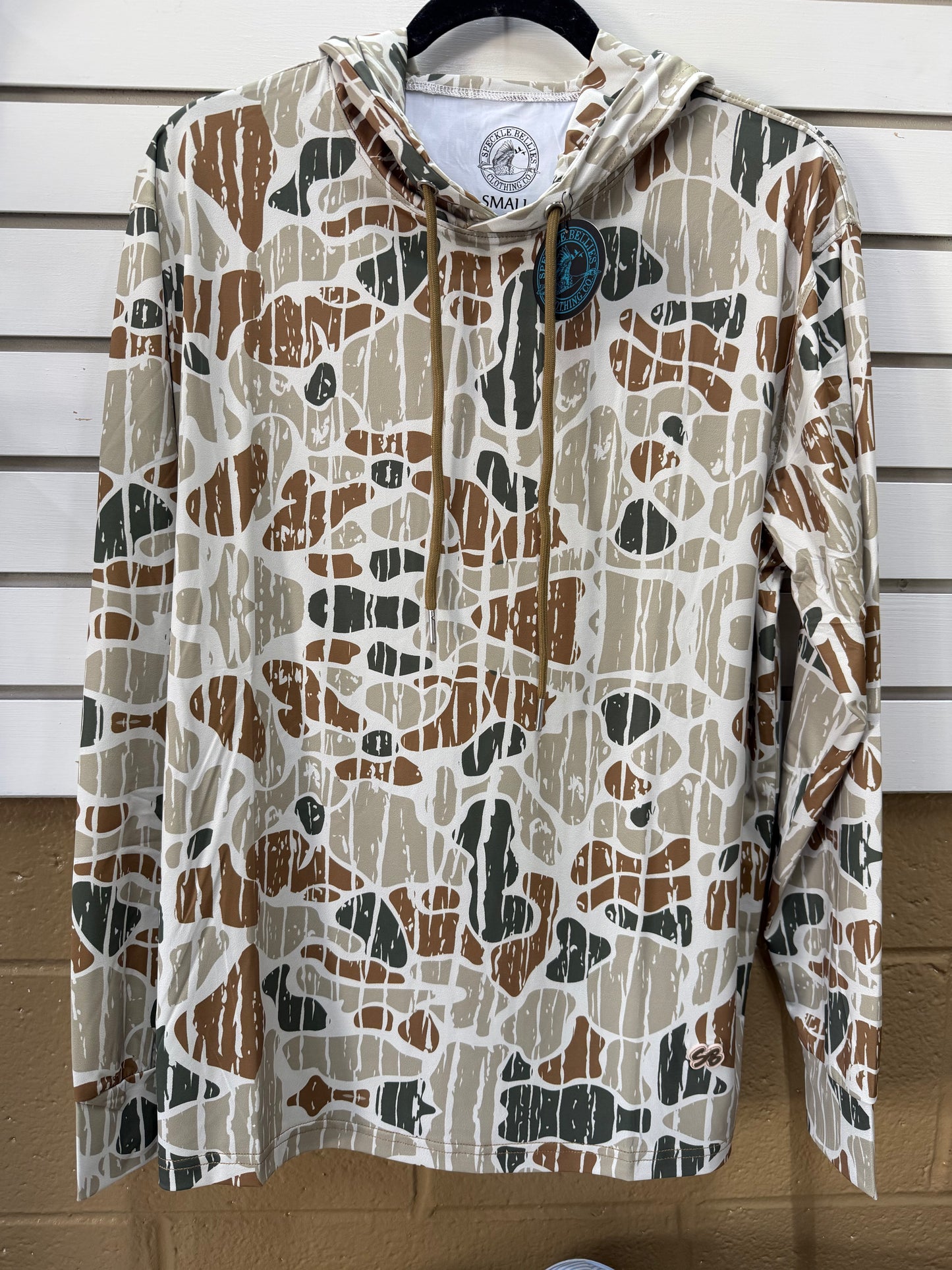 Speckle Bellies Hooded fishing shirt