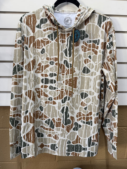 Speckle Bellies Hooded fishing shirt