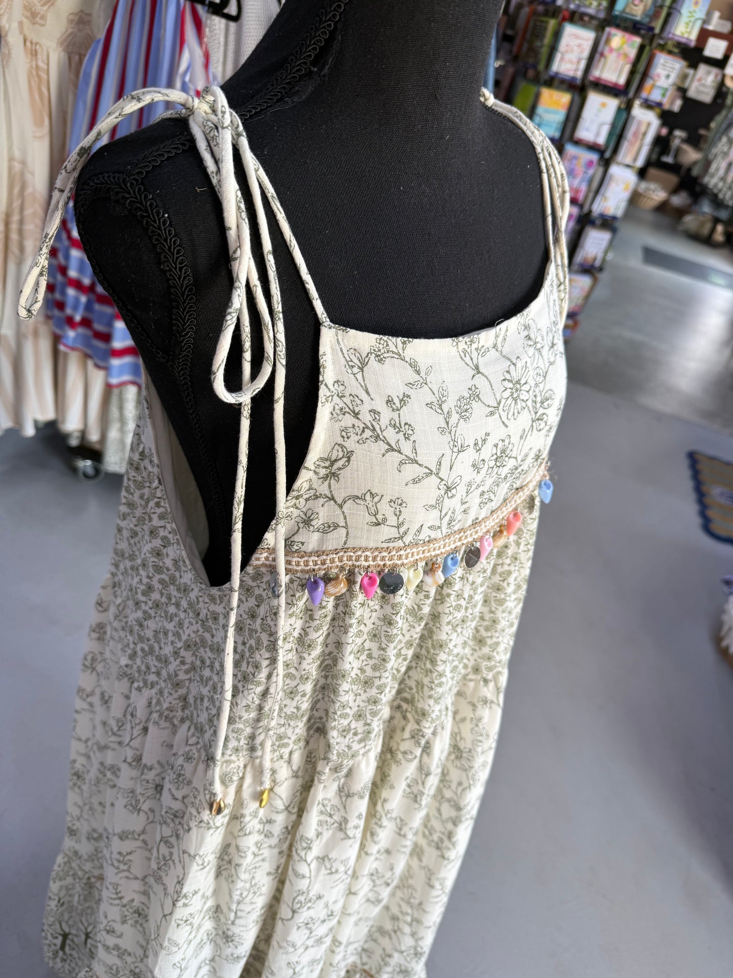 Seashell detail maxi