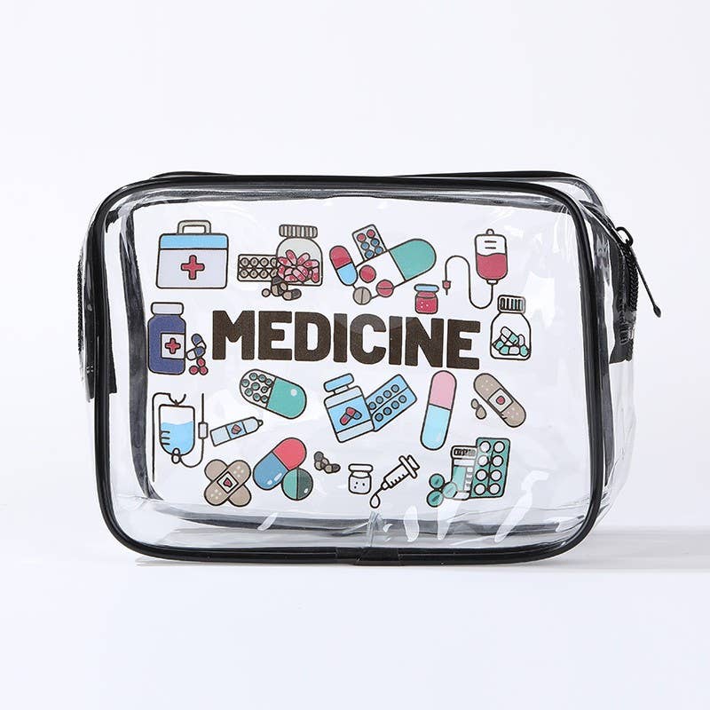 Clear Travel Cosmetic Organizer Pouch