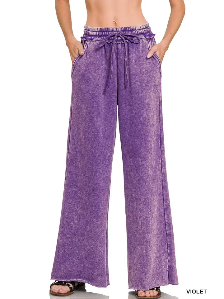 Mineral Wash Fleece Pants