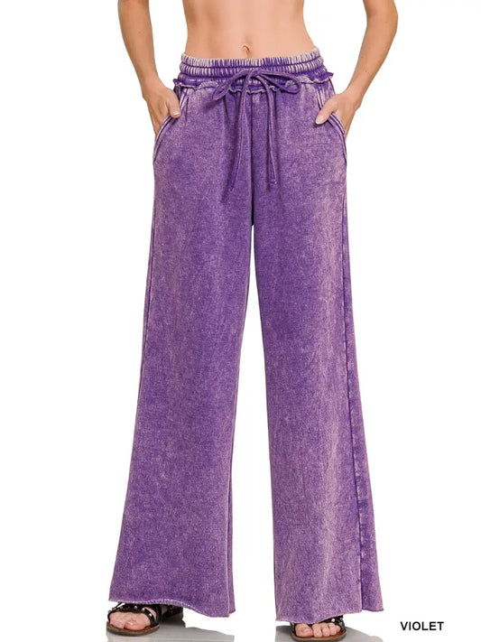 Mineral Wash Fleece Pants