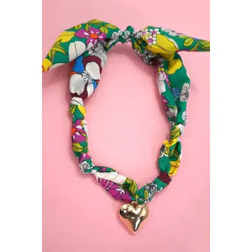 Heart Scarf Necklace