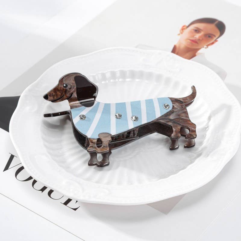 JUMBO DOG HAIR CLAW CLIPS | 40H1108