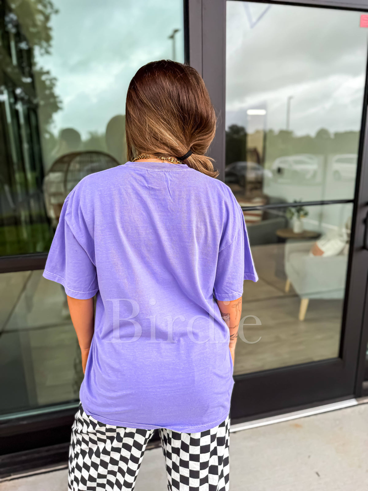Halloweentown Graphic Tee in Violet