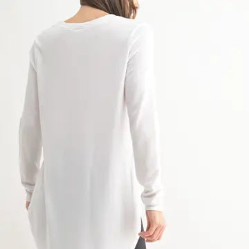 Long Sleeve Flow Top with Side Slit