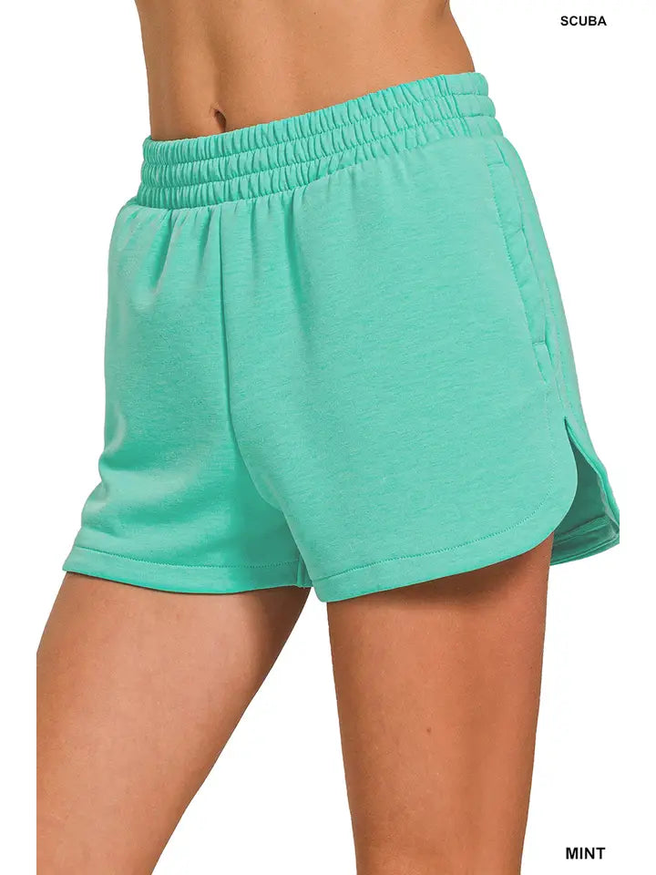 Fleece Shorts with pockets
