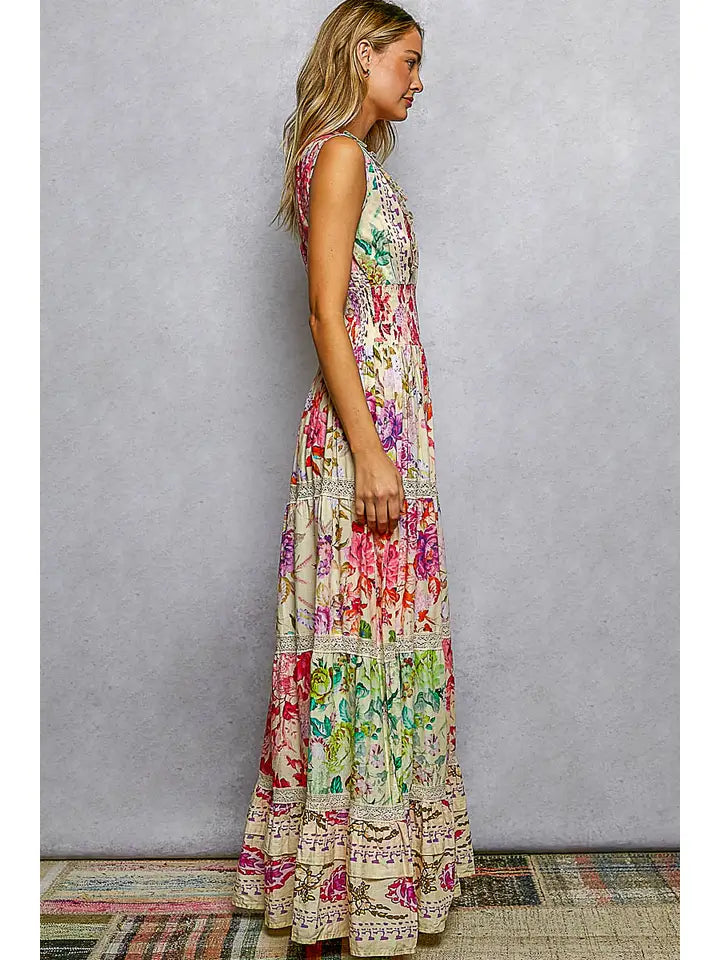 V-Neck Summer Maxi